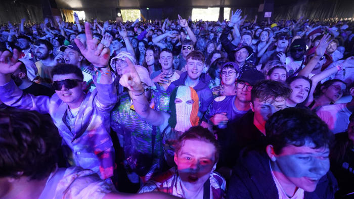controversial irish-language rappers draw 'headline-worthy' crowd at glastonbury against the odds