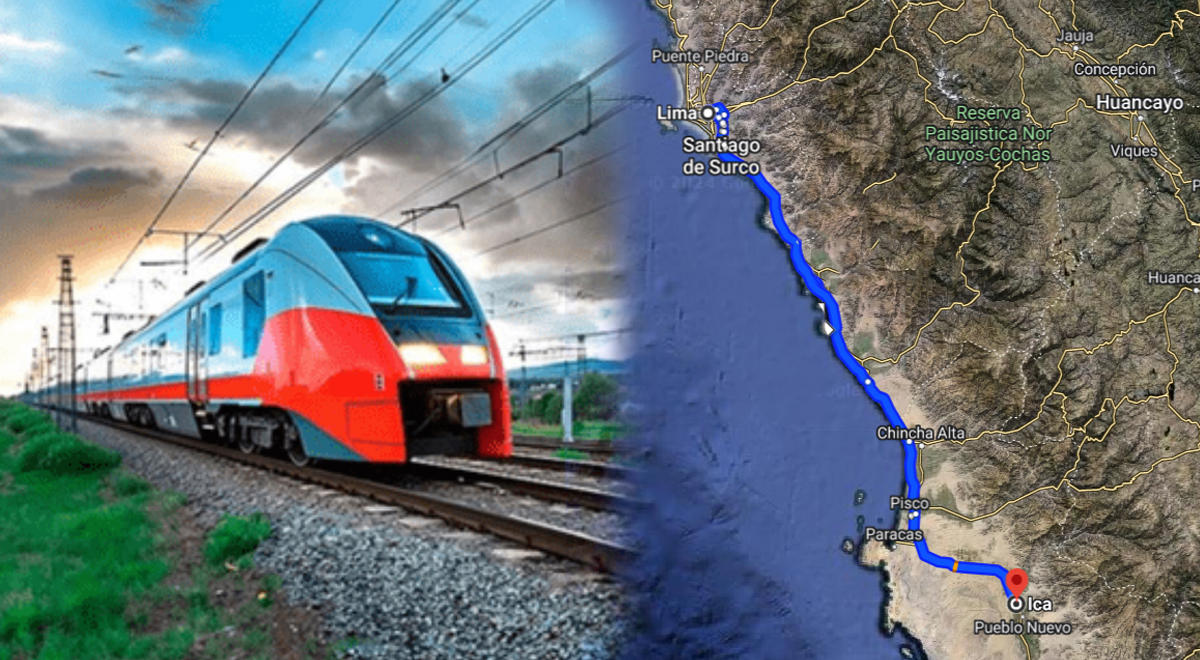 tren lima-ica superará a chile y méxico con alta velocidad: conoce sus 14 estaciones