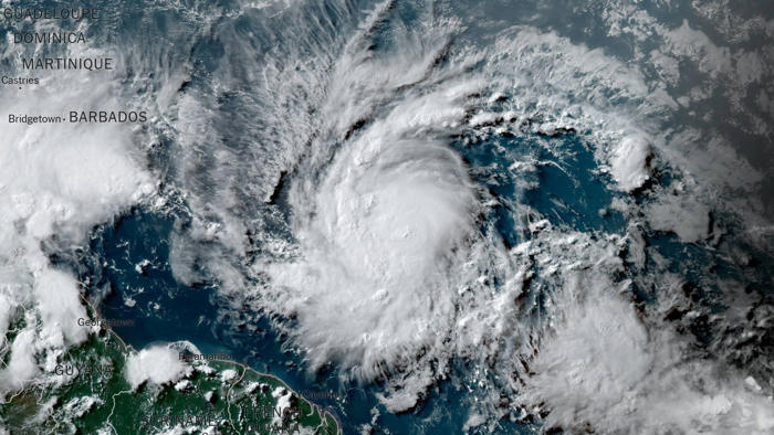 beryl, the season’s first hurricane, is expected to intensify