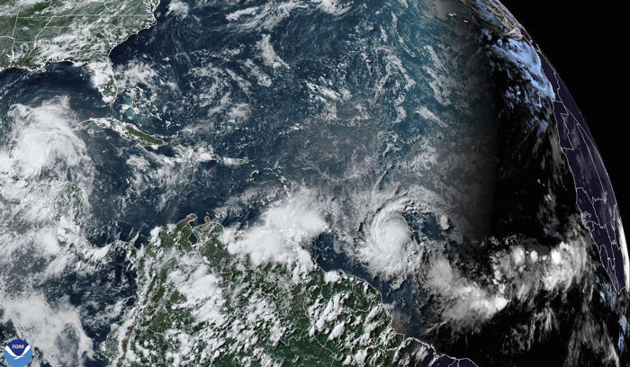 beryl strengthens into a hurricane in the atlantic, forecast to become a major storm