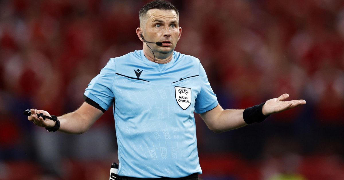 michael oliver ‘ruining football’ in predictable, unfounded pile-on of premier league refs at euro 2024