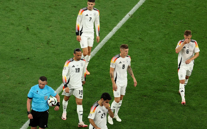 germany into last eight after var drama-filled victory over luckless denmark