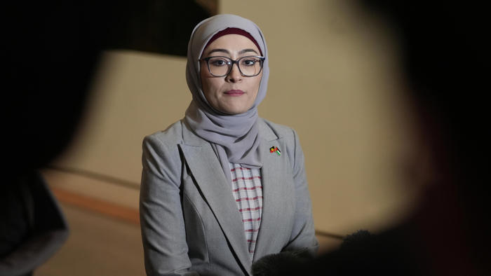 fatima payman's colleagues back decision to suspend her from caucus, but signal she would be welcome back