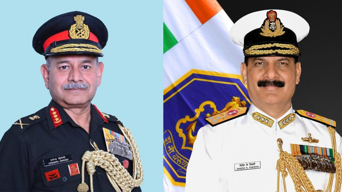 in a first, classmates to serve as chiefs of indian army and navy