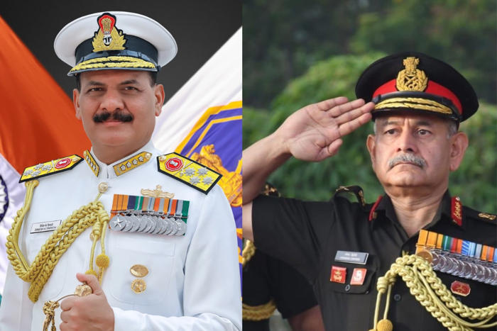 in a first, former sainik school classmates rise to lead indian army and navy