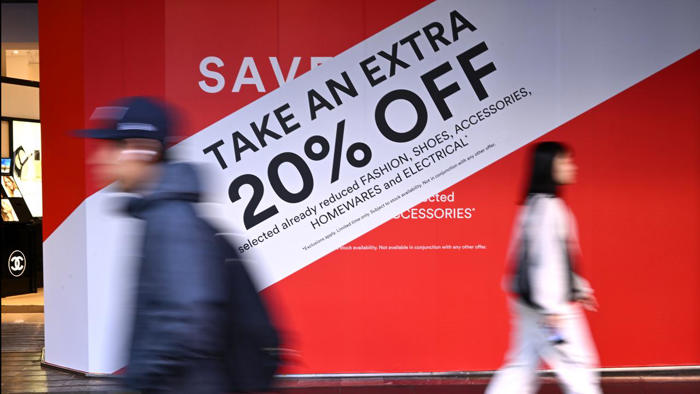 all eyes on retail sales as rates pressure builds