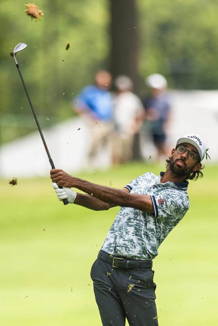 akshay bhatia and aaron rai share lead for 2nd straight day at rocket mortgage classic