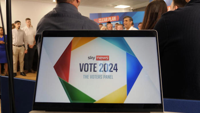 majority of sky news voters panel still struggling with who to vote for