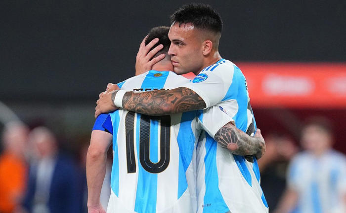 lautaro martínez reveló lo que le dijo a messi en el festejo de su gol en argentina vs. perú