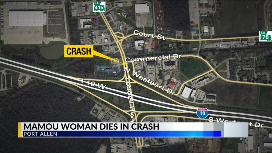 Mamou Woman Killed In West Baton Rouge Parish Crash