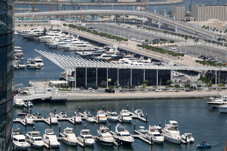 A two-lane bridge will provide direct access to Dubai Harbour. Chris Whiteoak / The National