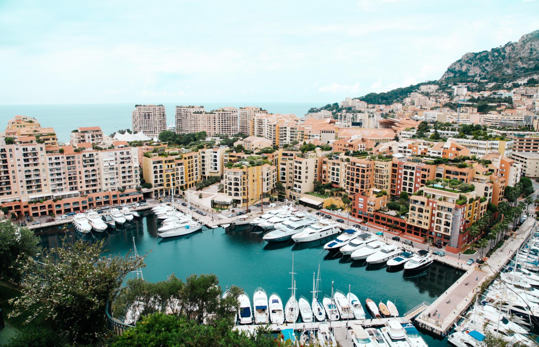 <p>In the heart of glamorous Monaco, the small, enclosed Port de Fontvieille certainly provides its fair share of eye candy when it comes to luxury yachts. Set against Monaco’s striking rocky hills, the waterside is also home to a number of bars, hotels and restaurants in which to kick back and gaze out at the view.</p>