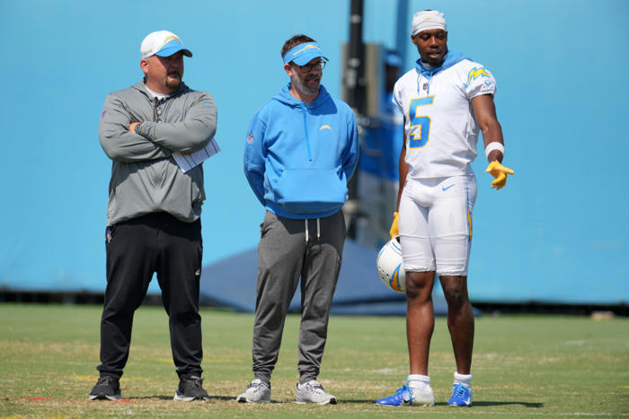 chargers news: chargers' joshua palmer optimistic about new strategy under harbaugh and roman