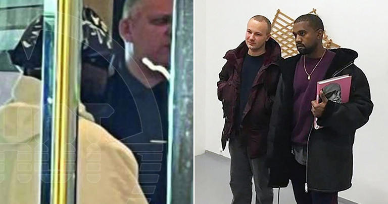 The rapper pictured with Russian designer Gosha Rubchinskiy (Picture: EAST2WEST)
