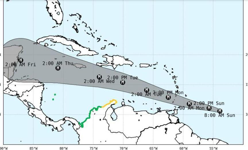 ‘beryl’ se convierte en huracán de categoría 4: departamentos del caribe, en vigilancia