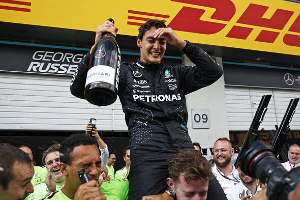 lewis hamilton shows true colours after george russell wins austrian grand prix