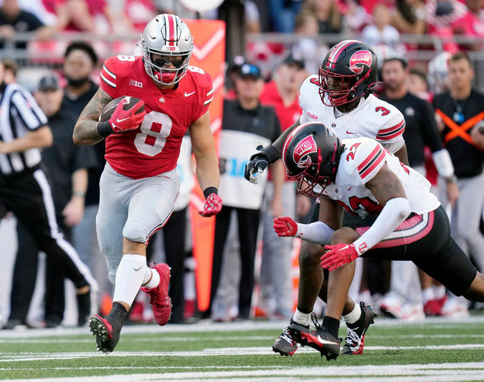 c.j. stroud played vital role in texans landing ohio state te cade stover