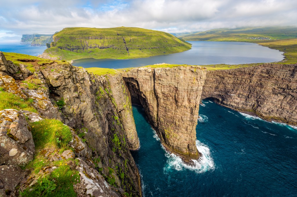 Flights directly to Faroe Islands will cost from upwards of £96 with Atlantic Airways, depending on when you book. You can get non-direct flights with SAS for £215 in June, with the journey taking five hours. KLM and Atlantic Airways also offer a two-stop journey for £175. British Airways offers a 6h45 journey to the Faroes, stopping at Copenhagen for two hours, for £316 (Picture: Getty Images)