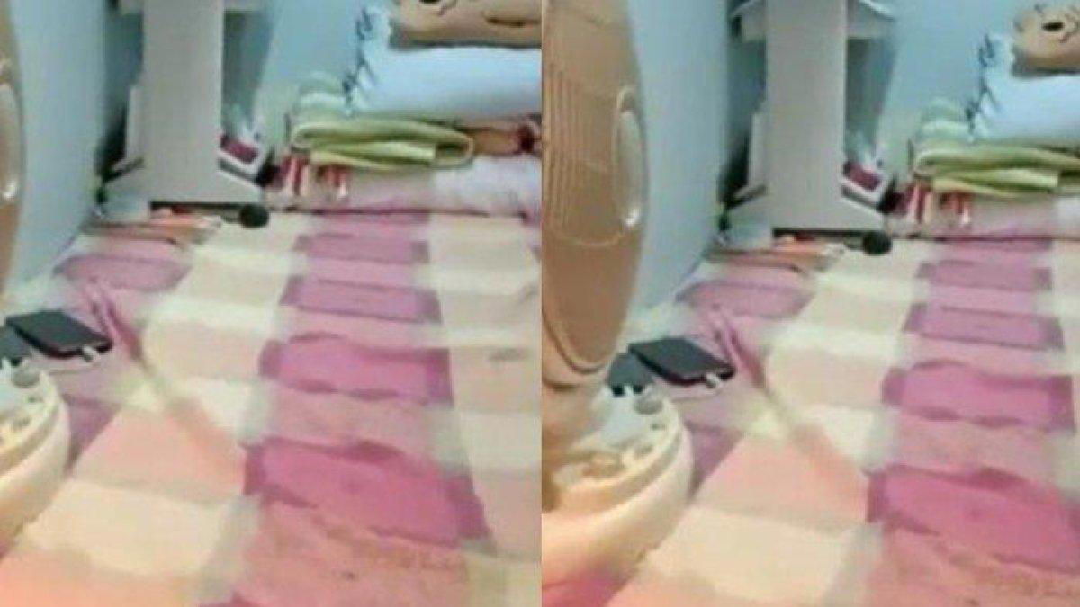 viral kamar sempit tkw di hong kong,tidur dengan tumpukan baju and taruh barang di bawah kasur