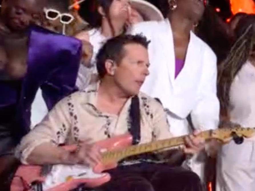 the sweet reason coldplay brought out michael j fox at glastonbury