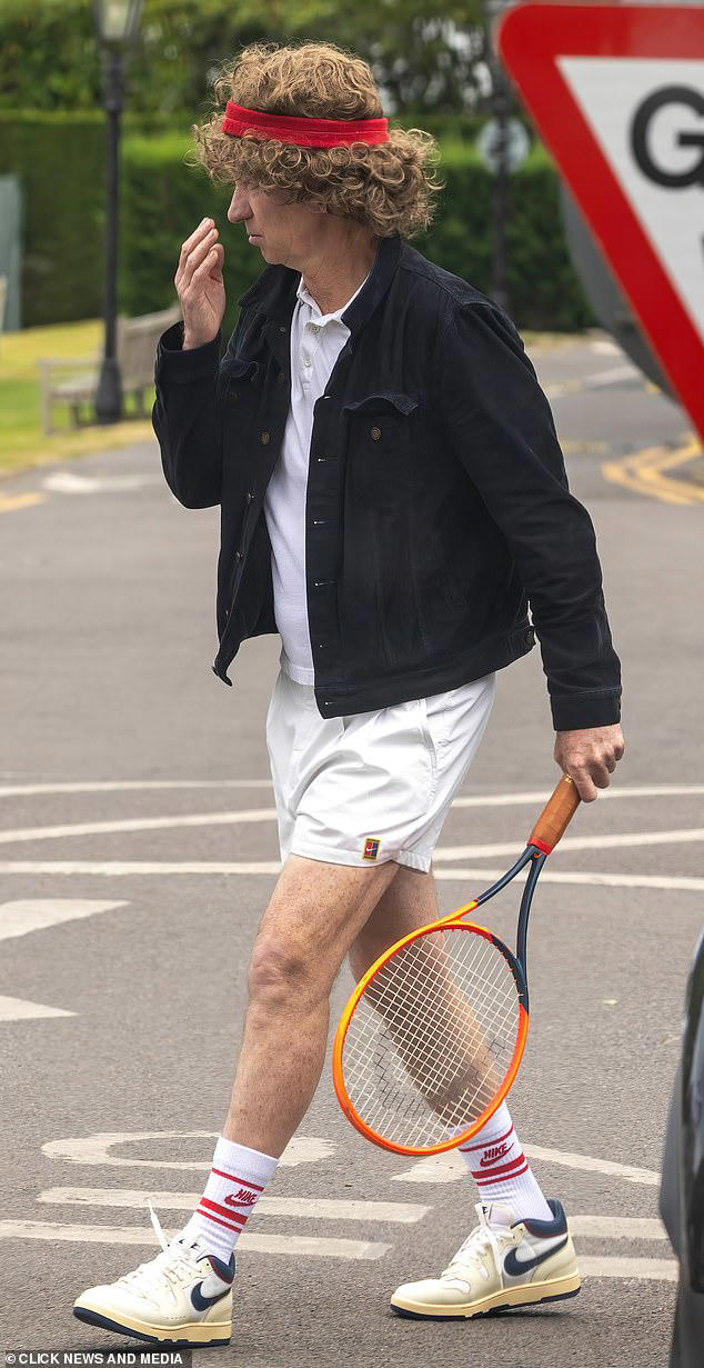 John McEnroe brings back his iconic 80s Wimbledon-winning look for a TV ...