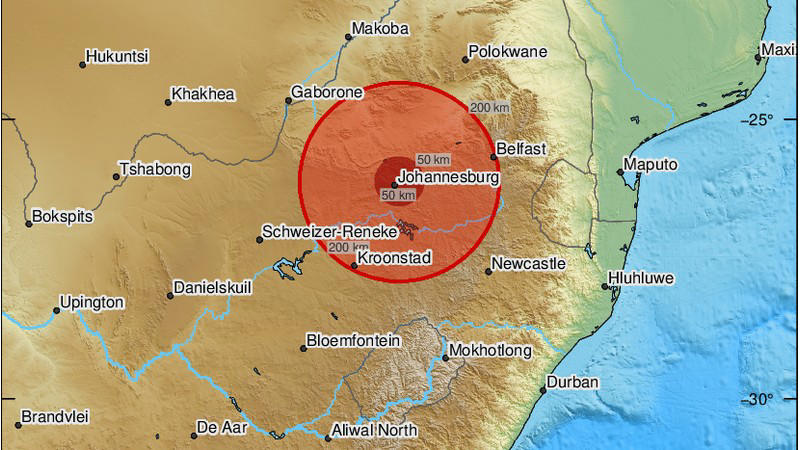 earth tremors leave gauteng residents all shook up