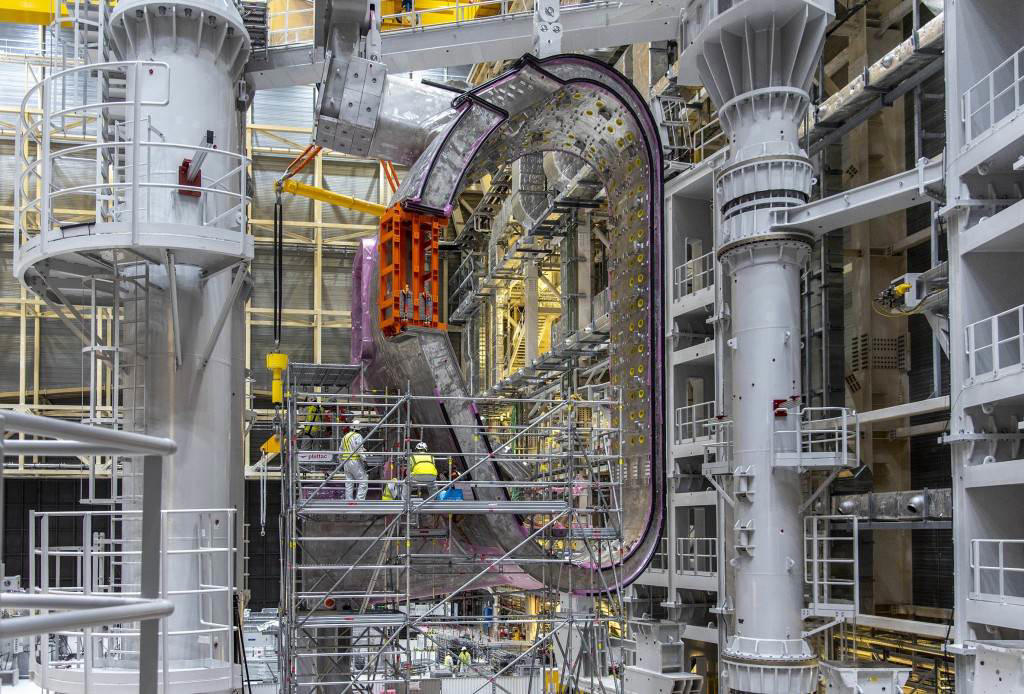 grootste kernfusiereactor ter wereld zal vanaf 2035 fusiereacties genereren