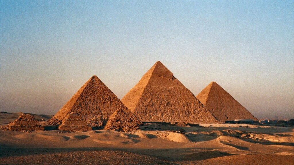 <p>Ancient Egyptians constructed the Great Pyramids of Giza, one of the greatest unsolved mysteries of the ancient world. They managed to build these massive structures with precision and scale without modern machinery. Various theories, including the use of advanced technology or supernatural forces, attempt to explain this feat.</p>