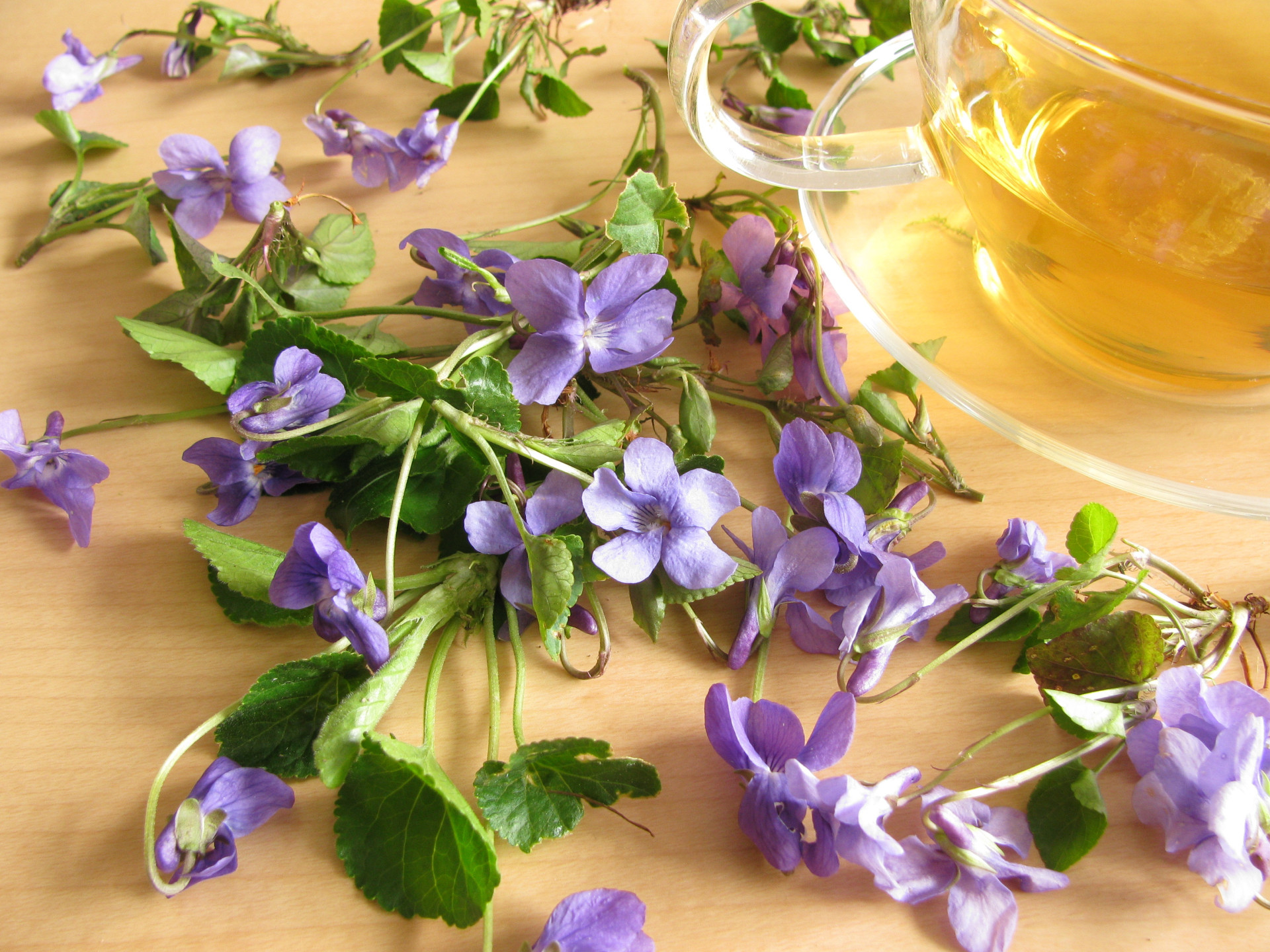 Herbal tea infusions for health and happiness