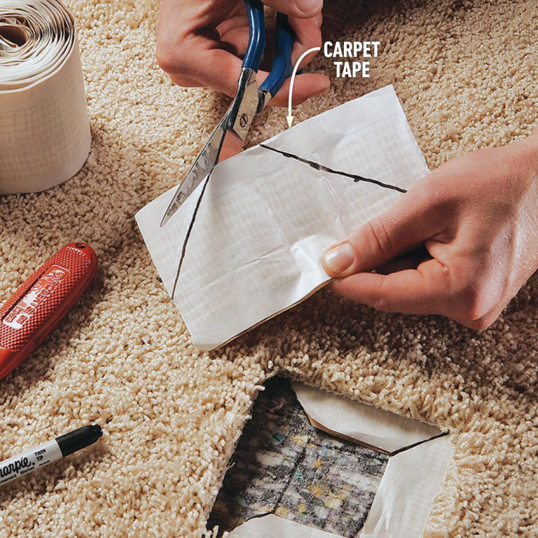 How To Repair a Hole in Carpet and Fix Other Common Problems