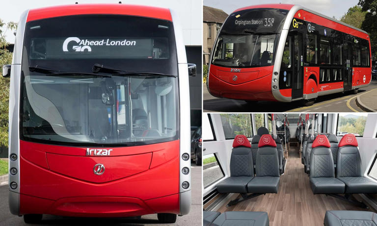 Futuristic 'tram buses' set to launch in London later this summer