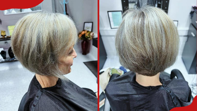 The texture of the layered bobs makes them a fantastic option for those looking to add a dynamic touch to their short hairstyle. Photo: @cutsnglory (modified by author) Source: Instagram