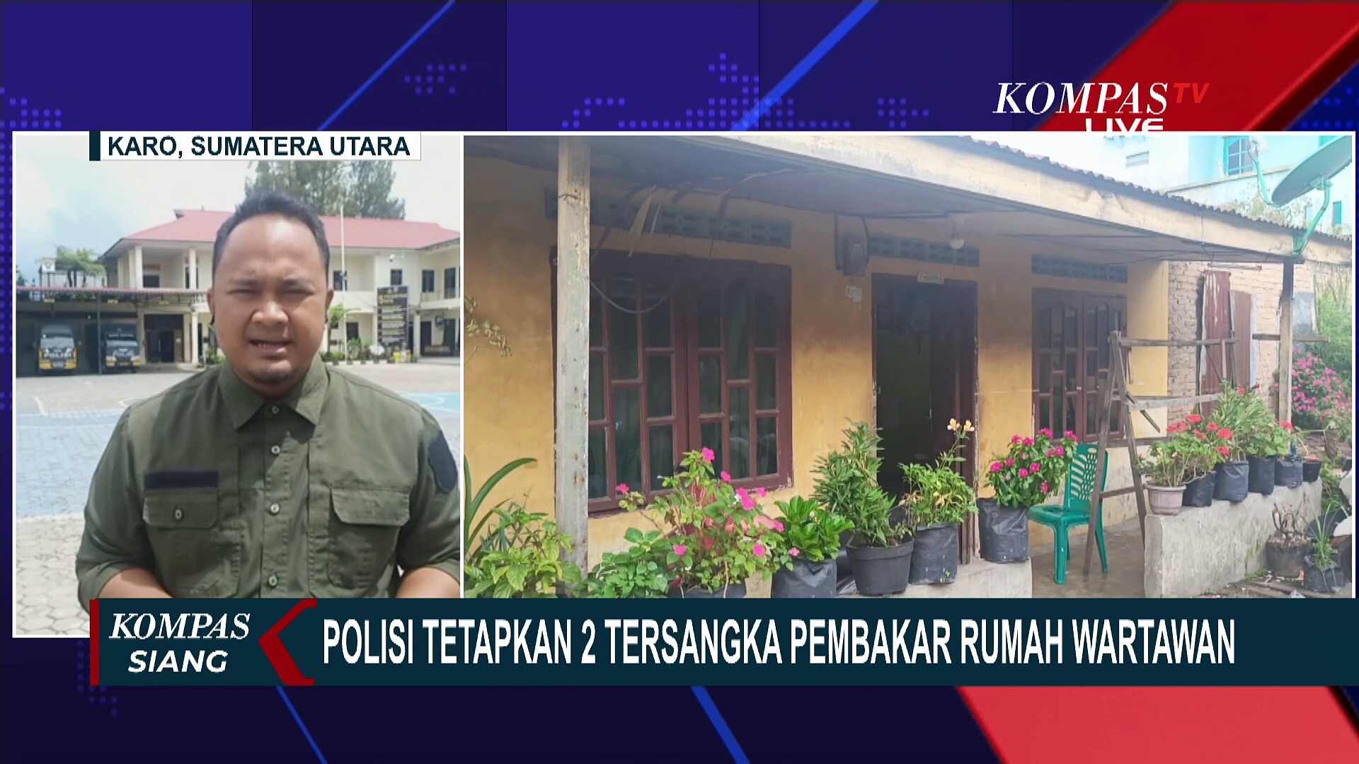 Motif 2 Tersangka Pembakaran Rumah Wartawan Sempurna Pasaribu, Polisi ...