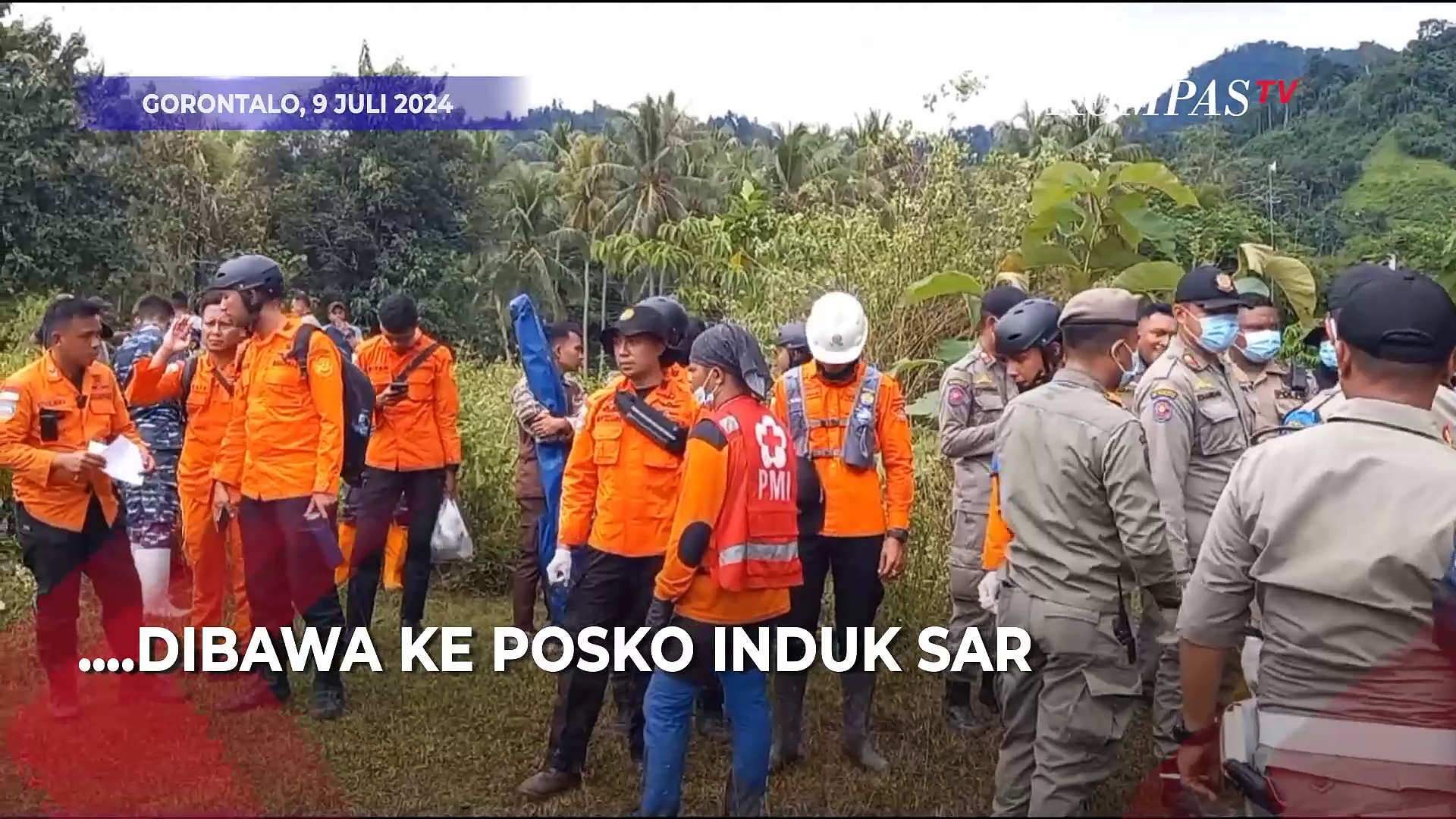 Detik-detik Evakuasi Korban Longsor Tambang Emas Di Gorontalo