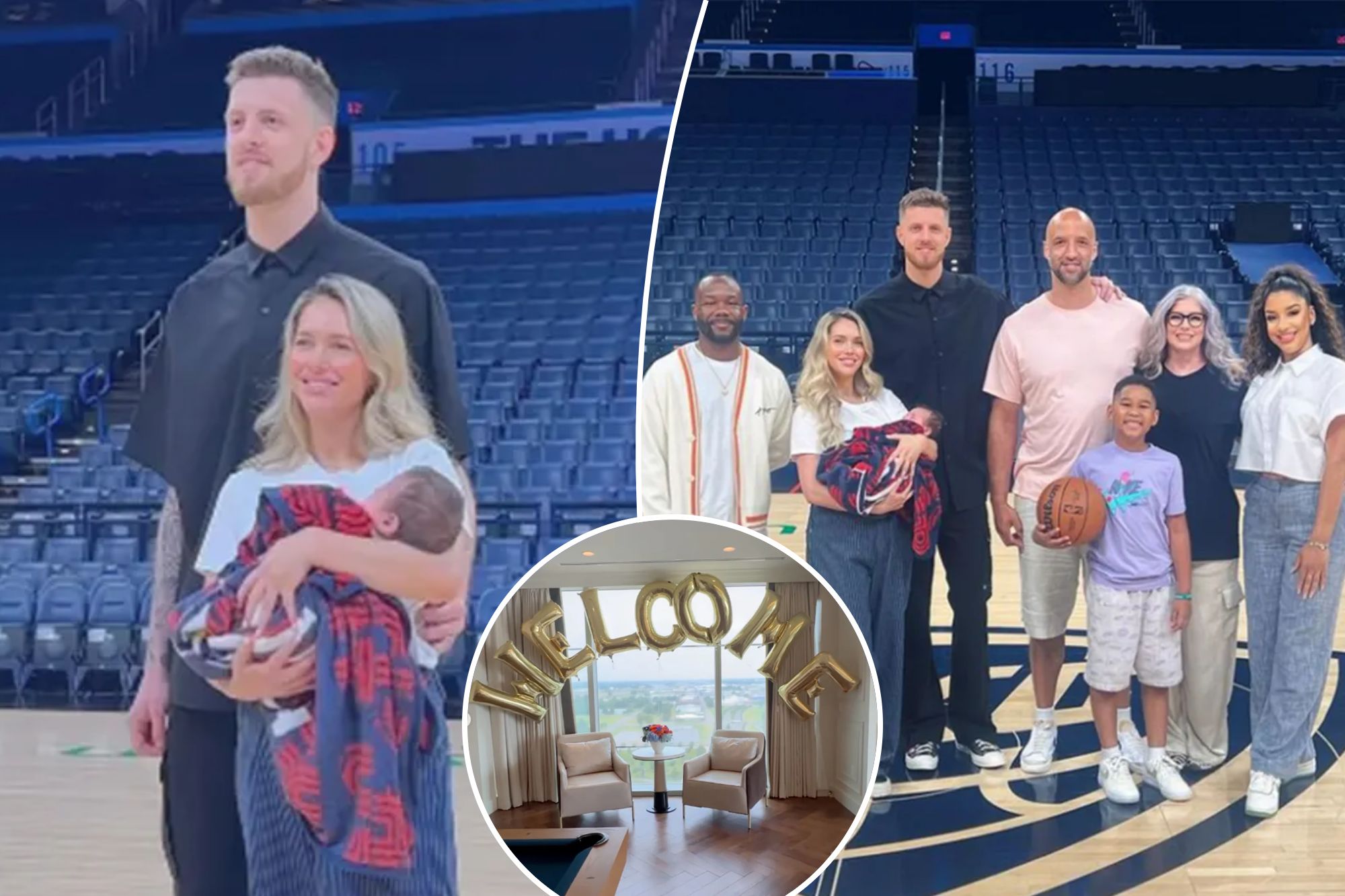 Isaiah Hartenstein, Wife Kourtney Kellar Get VIP Treatment From Thunder ...