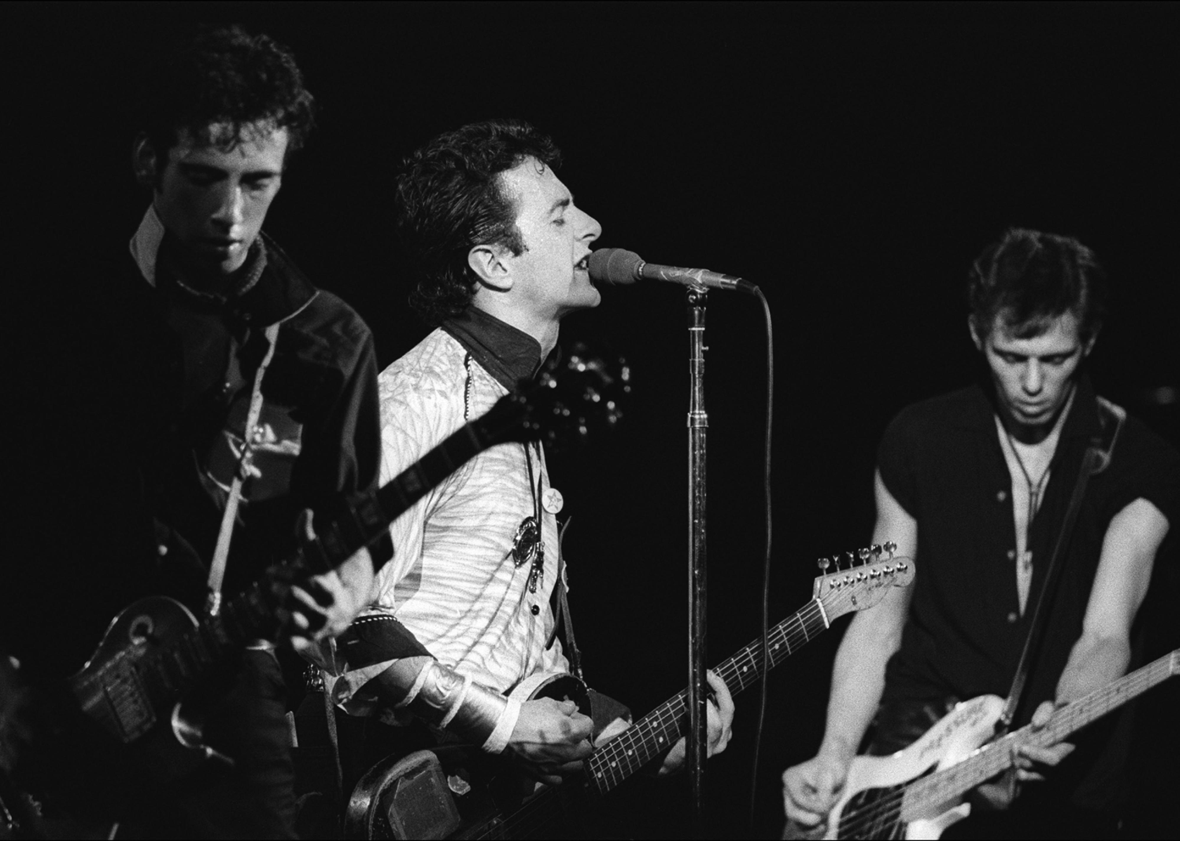 <p>Punk rockers The Clash <a href="https://dangerousminds.net/comments/rarely_seen_film_footage_of_the_clash_at_the_palladium_in_nyc_1979">played New York City for the first time</a> with a legendary two-night stint at The Palladium. A photograph of Paul Simonon destroying his Fender P-Bass guitar during the show would make up the cover for their next album, "London Calling." To this day, it's considered one of the most iconic album covers of all time.</p> <p><strong>You may also like:</strong> <a href="https://stacker.com/music/25-hip-hop-pioneers-then-and-now">25 hip-hop pioneers: Then and now</a></p>