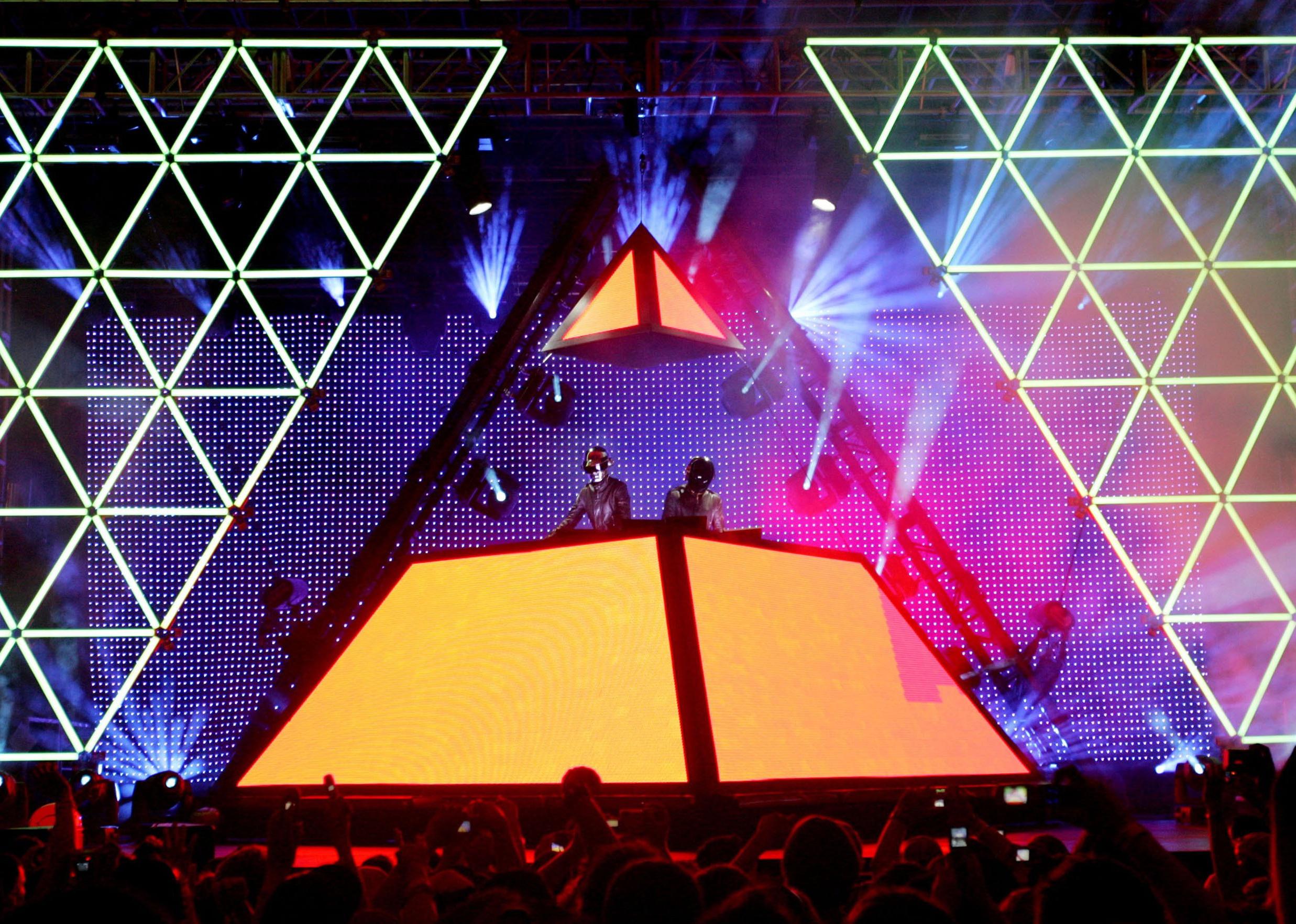 <p>The foremost music festival of the modern era hit a benchmark in 2006 with a comeback performance by French electronic duo Daft Punk. Their legendary set atop a pyramid-style stage "irrevocably changed the course of music," <a href="https://faroutmagazine.co.uk/the-daft-punk-coachella-comeback-set-that-changed-the-course-of-music/">Far Out magazine once wrote</a>. Depeche Mode and Tool were the co-headliners that year.</p>