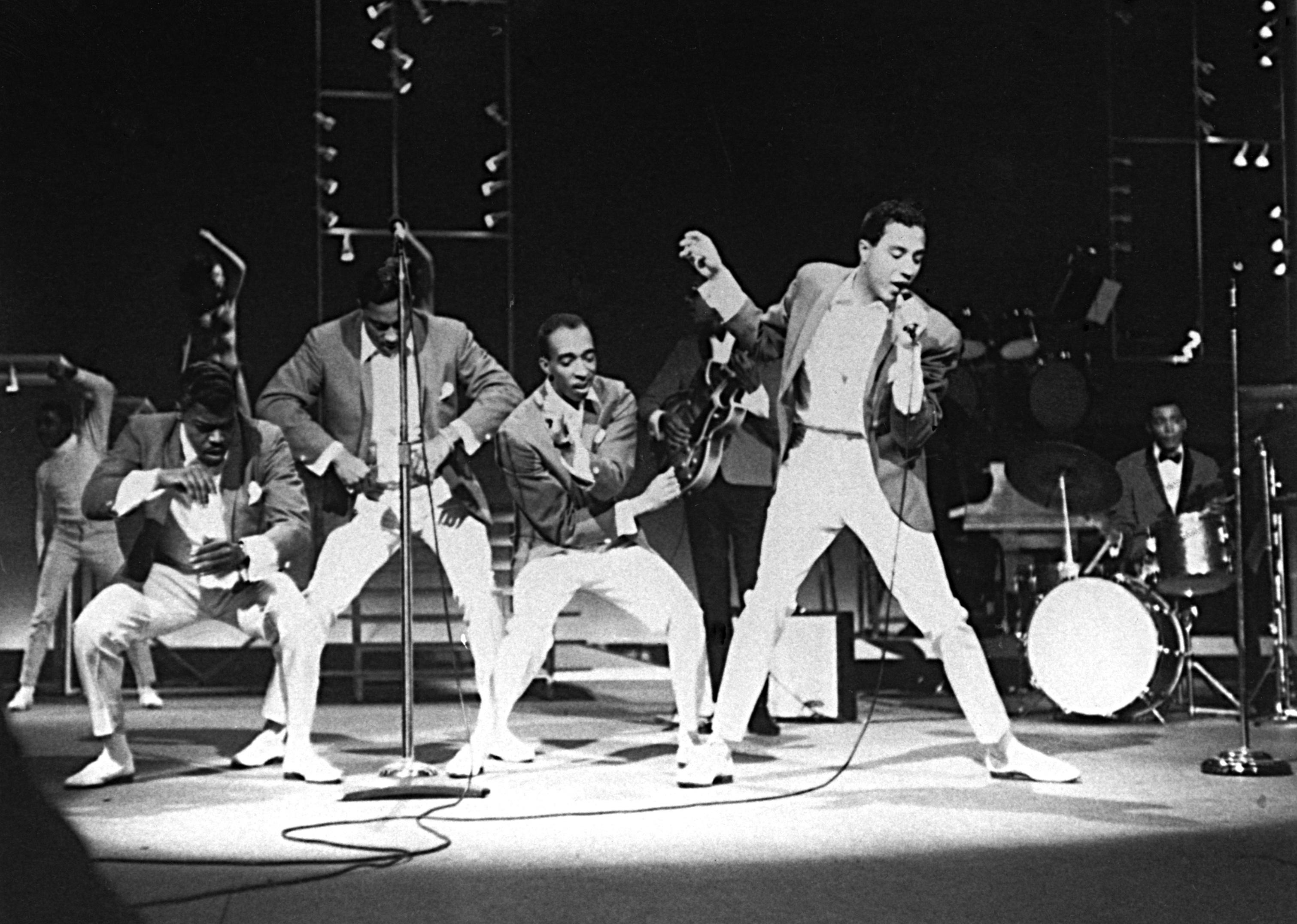 <p>Featuring a smorgasbord of contemporary talent, The T.A.M.I. Show spanned two days and provided the basis for a subsequent concert film. The Rolling Stones went on after a vivacious James Brown and later called it one of the <a href="https://www.mprnews.org/story/2014/10/27/music">biggest mistakes of their career</a>. Additional performers included The Supremes, The Beach Boys, Chuck Berry, Marvin Gaye, and others.</p> <p><strong>You may also like:</strong> <a href="https://stacker.com/music/one-hit-wonders-hip-hop">One-hit wonders of hip-hop</a></p>