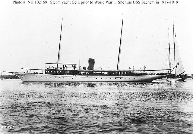 <p>The USS <em>Sachem</em>'s story <a href="https://uss-sachem.org/history" rel="noopener">begins</a> in 1901, when the ship was ordered by railroad engineer J. Rogers Maxwell. Constructed by Pusey & Jones out of Wilmington, Delaware, the vessel, under the name <em>Celt</em>, was launched in April of the next year, and she served as a luxury steam yacht up until the United States <a href="https://history.state.gov/milestones/1914-1920/" rel="noopener">entered</a> the <a href="https://www.warhistoryonline.com/world-war-i/world-war-i-trenches-photos.html" rel="noopener">First World War</a>.</p> <p>With the outbreak of the conflict, the US Navy began looking for civilian ships to commandeer for coastal defense, as the Germans had begun attacking supply lines between America and Europe. <em>Celt</em> was one such vessel to be <a href="https://en.wikipedia.org/wiki/USS_Phenakite#History" rel="noopener">acquired for military service</a>, being renamed <em>Sachem</em>.</p>