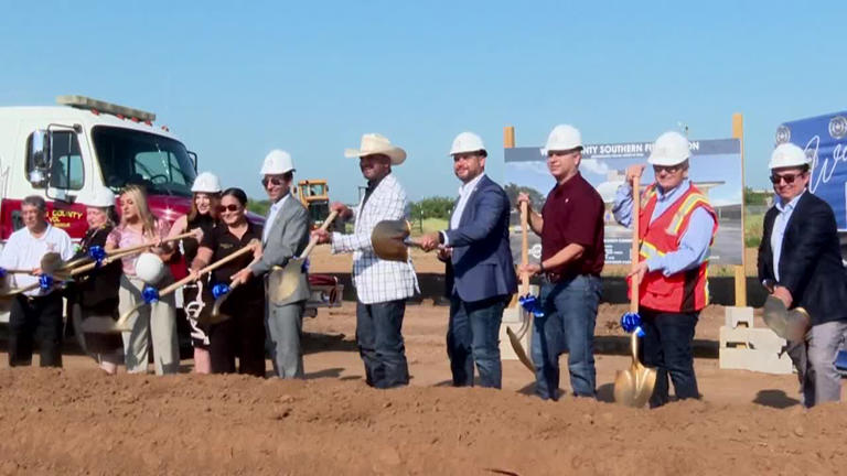 Groundbreaking ceremony held for Webb County Southern Fire Station