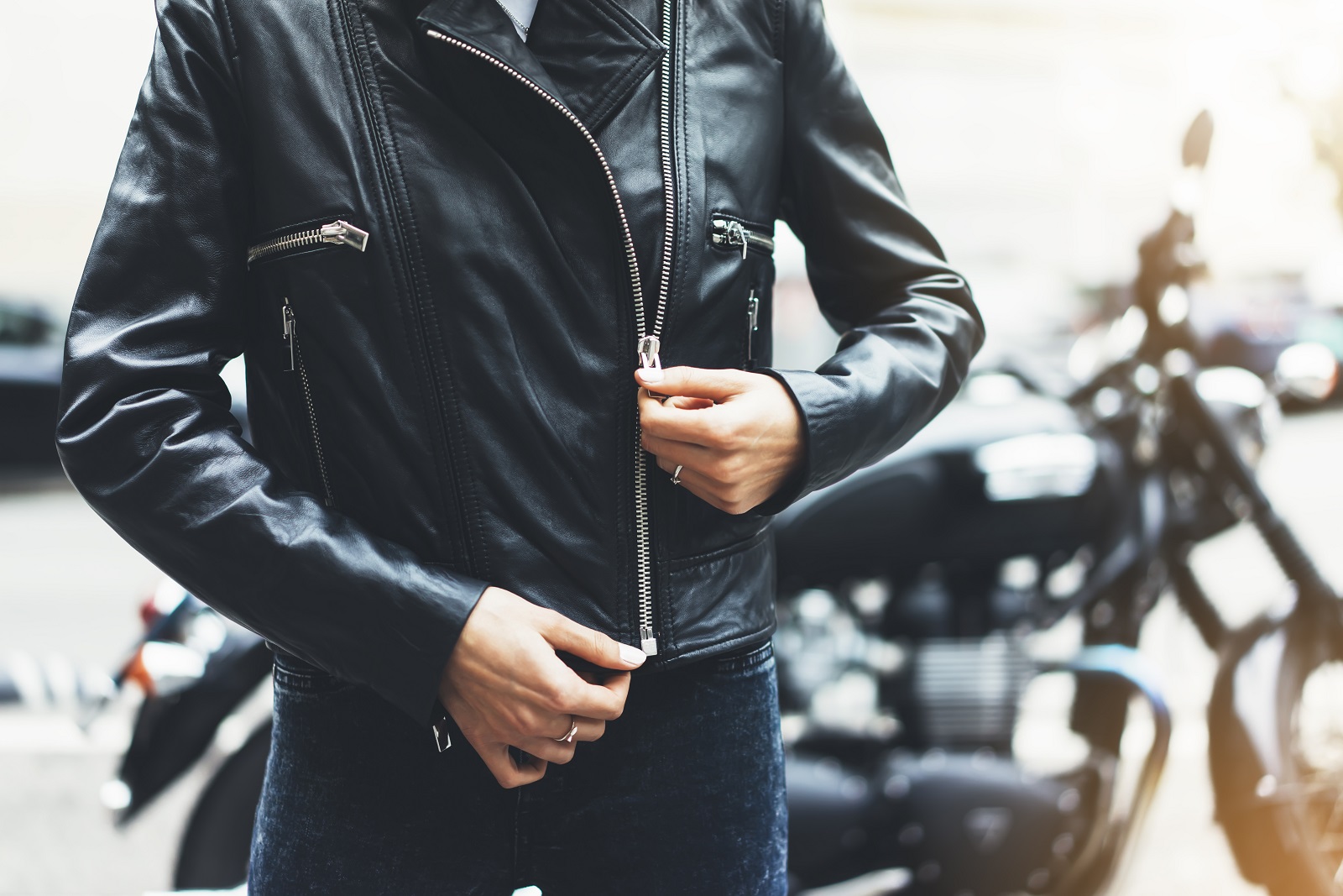 <p class="wp-caption-text">Image Credit: Shutterstock / A_B_C</p>  <p><span>A good motorcycle jacket provides protection and comfort. Look for one with armor in the shoulders, elbows, and back, made from durable materials like leather or textile.</span></p>