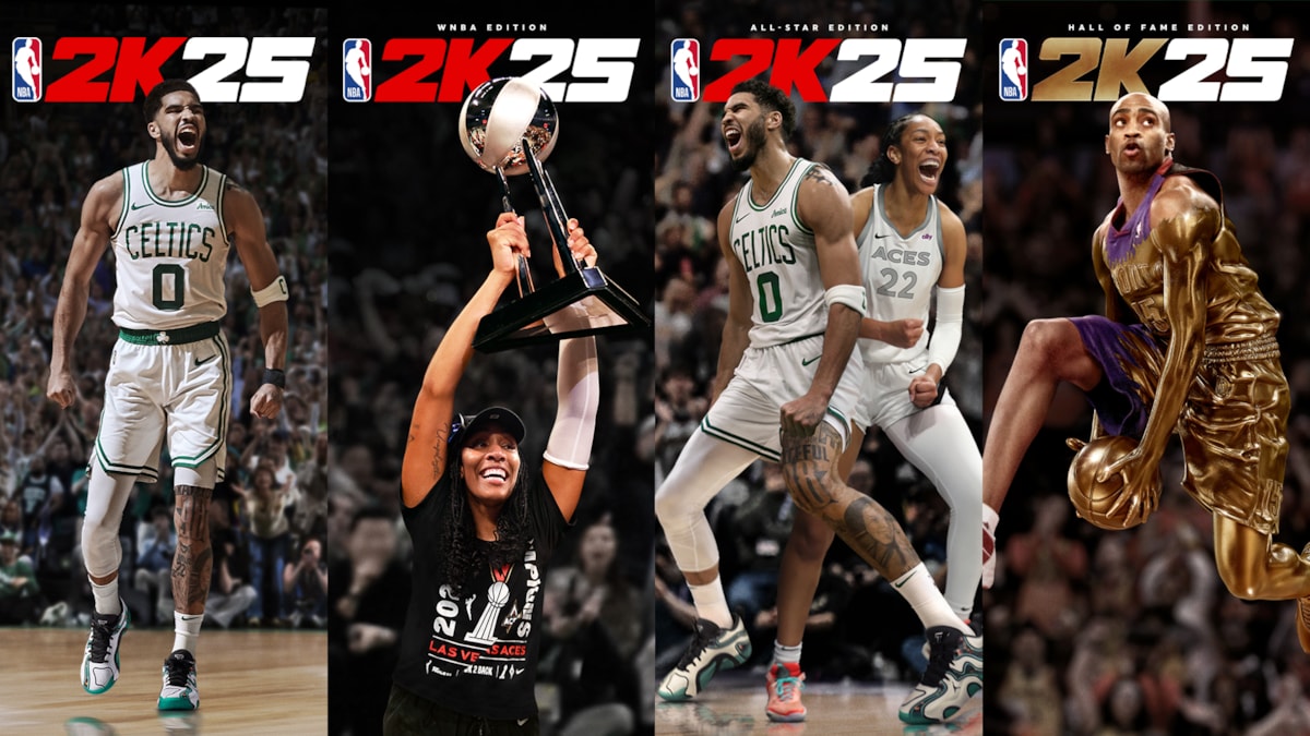 NBA 2K25: Jayson Tatum, A'ja Wilson And Vince Carter Announced As Cover ...