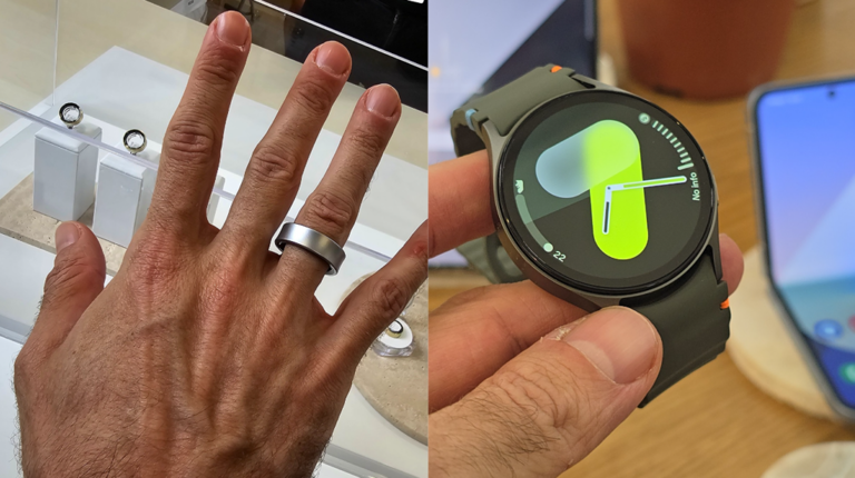 O Galaxy Ring utilizado em conjunto com os novos smartwatches da Samsung providenciam precisão extrema na medição de seus exercícios físicos. (Imagem: Bruno Martinez/Showmetech)