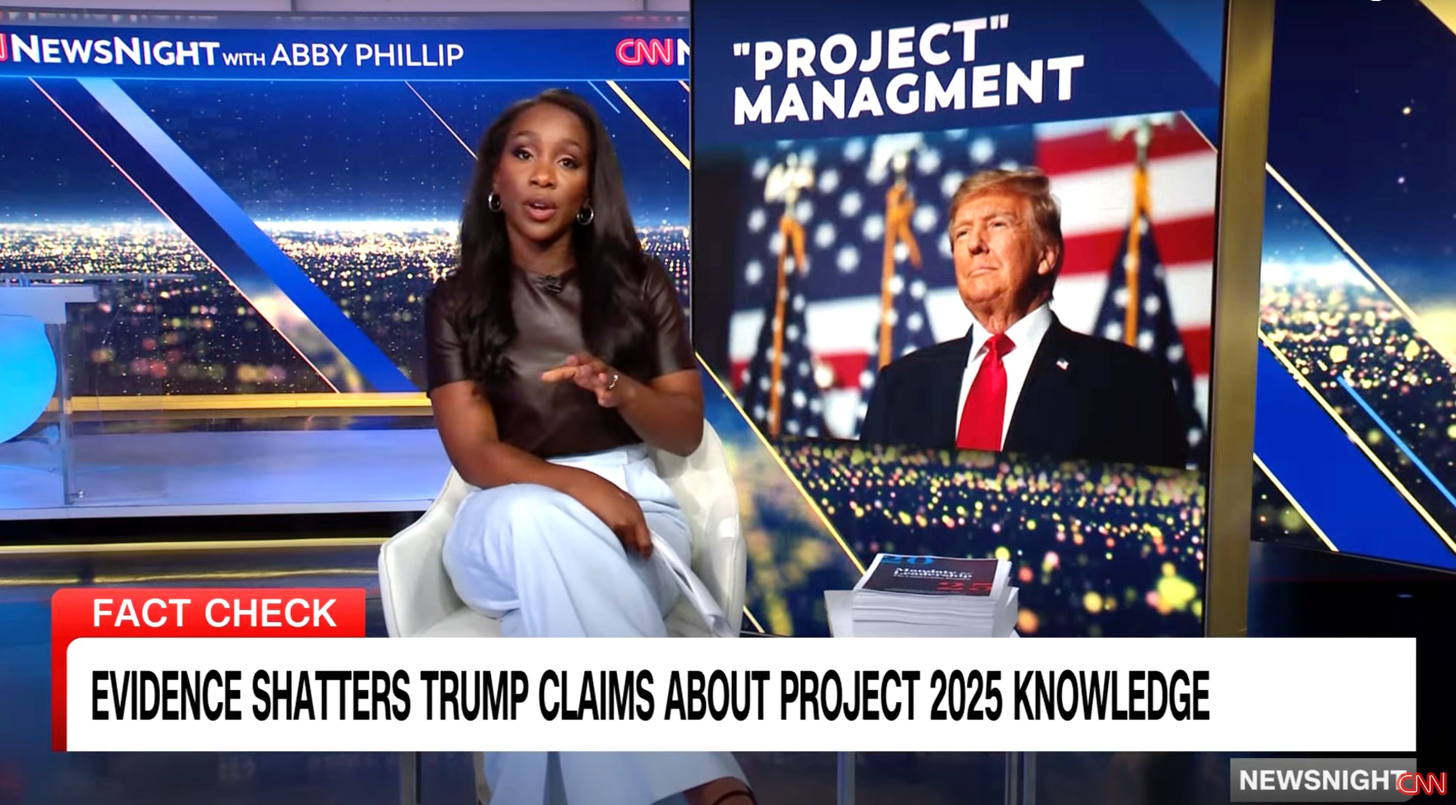 CNN's Abby Phillip Calls 'BS' On Trump's Project 2025 Dodge — And She ...