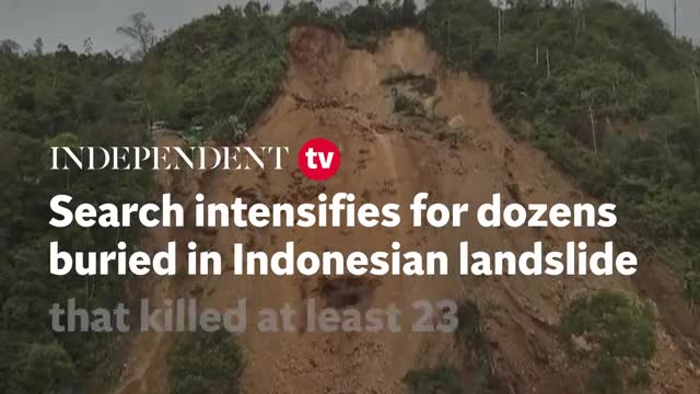 Search Intensifies For Dozens Buried In Indonesian Landslide That ...