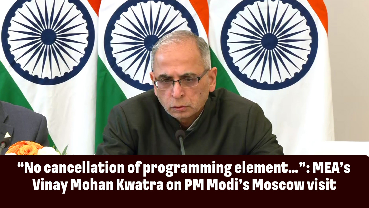 “No Cancellation Of Programming Element…”: MEA’s Vinay Mohan Kwatra On ...