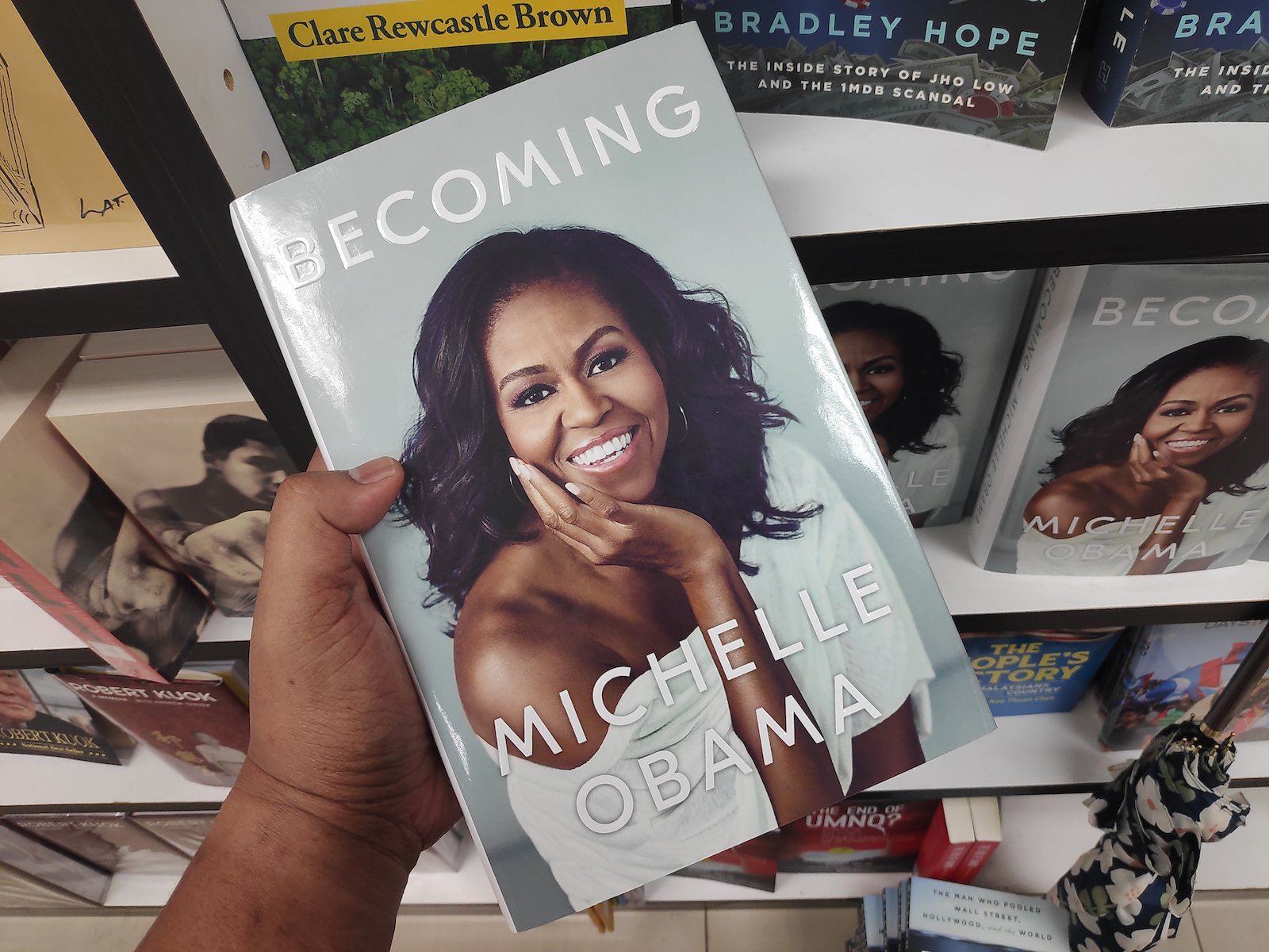 <p>Michelle Obama’s memoir, “<a href="https://global.penguinrandomhouse.com/tag/michelle-obama/" rel="noopener">Becoming</a>,” became an instant bestseller upon its release in 2018. The book provides an intimate look at her life, from her childhood to her time in the White House. It has sold over 10 million copies worldwide and has been translated into several languages. The memoir offers a candid and personal reflection on her journey, struggles, and triumphs, making it a powerful narrative of resilience and hope.</p>