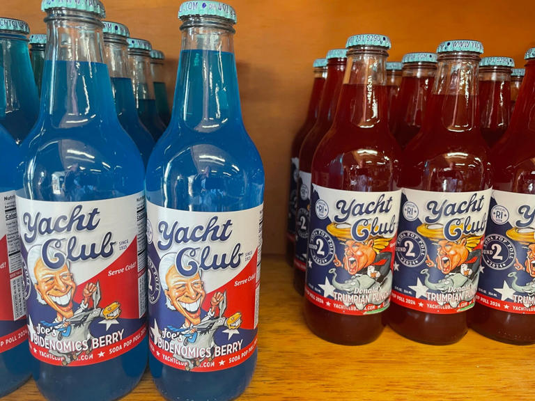 Yacht Club Soda, a company based in North Providence, Rhode Island, has launched Soda Pop Poll pitting Joe's Bidenomics Berry vs. Donald’s Trumpian Punch. Every soda sold is a vote for that candidate to become the "President of Soda Pop." The results will be released in the fall.