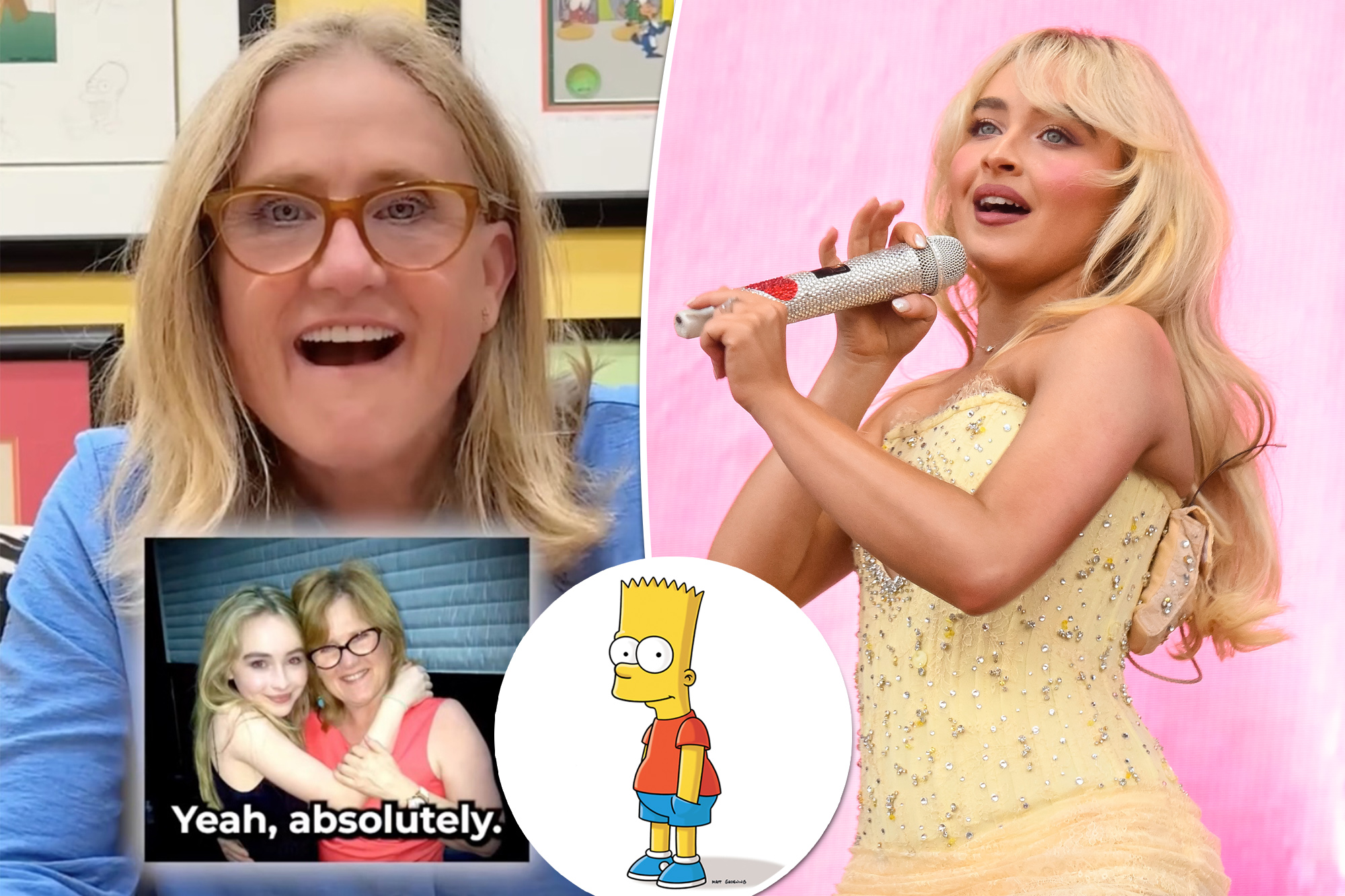 Bart Simpson Voice Actress Nancy Cartwright Is Sabrina Carpenter’s Aunt ...