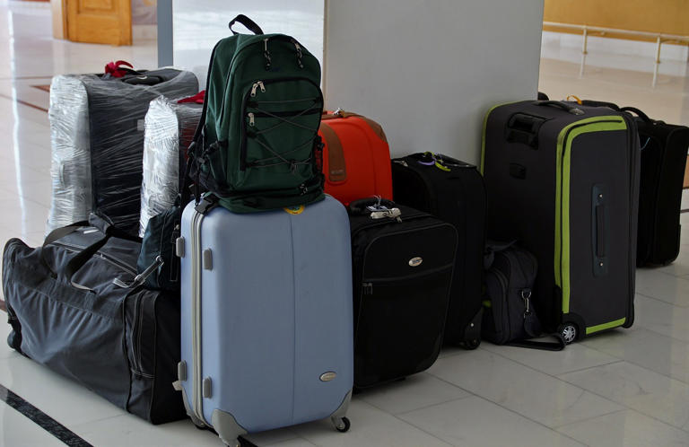 Pieces of luggage